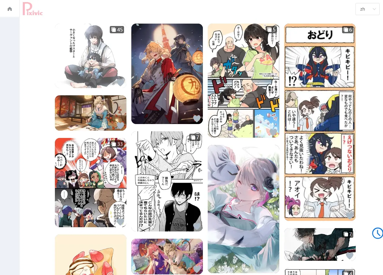 pixiv（P站）国内镜像网站入口汇总，不需要登录下载高清P站插画原图