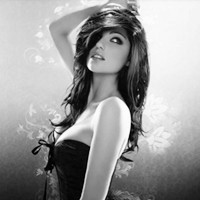 欧美范黑白女生头像 沉默不是错 诠释内心之美。