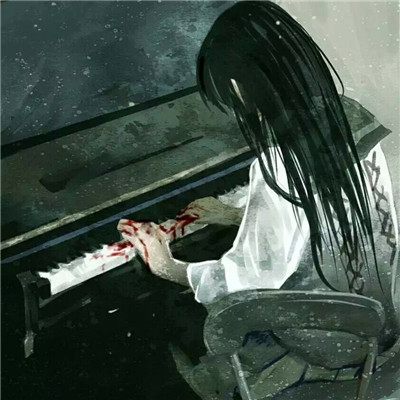 女生动漫黑白恐怖系列头像 展现不一样的生动魅力