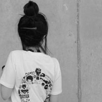 非主流唯美女生黑白头像 个性黑白女生QQ头像