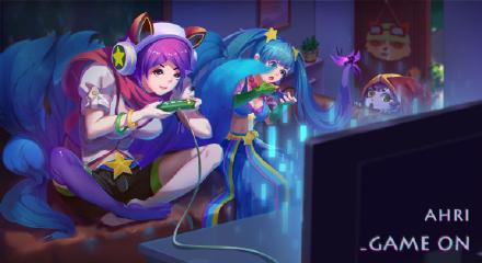 LOL电玩女神阿狸同人皮肤图 阿狸皮肤漫画版与原创元素结合