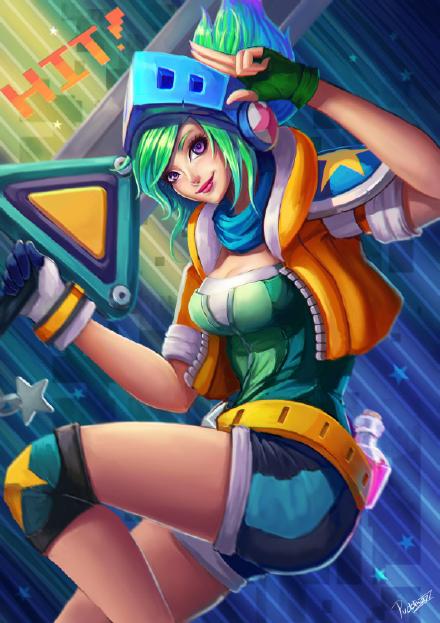 LOL电玩女神阿狸同人皮肤图 阿狸皮肤漫画版与原创元素结合