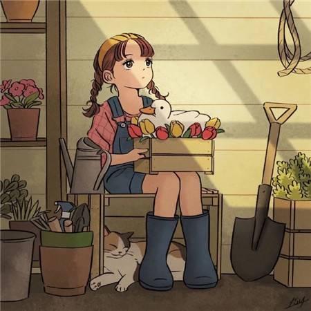 "幸运背景图 感受四季的美好"