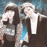 唯美闺蜜头像 阿宝色姐妹头像 时尚青春