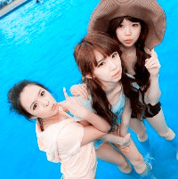 唯美闺蜜头像 阿宝色姐妹头像 时尚青春