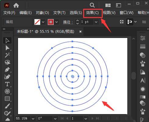 AI怎么制作圆圈波纹效果? ai快速制作波纹纹理素材的技巧