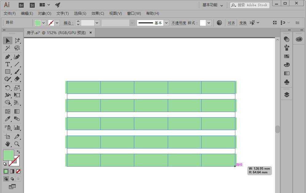 ai路径怎么分割为网格? illustrator将封闭路径转换为网格的技巧