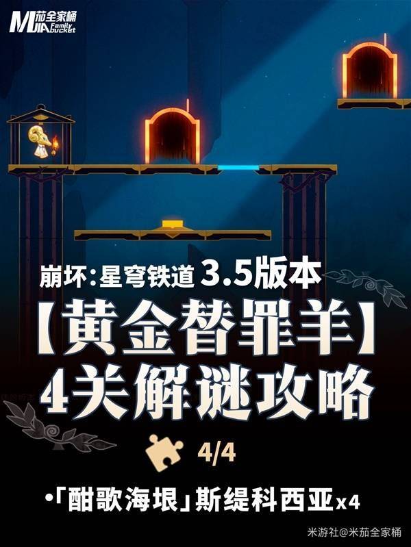 崩坏星穹铁道3.5酣歌海垠斯缇科西亚黄金替罪羊解谜流程 黄金替罪羊解谜攻略