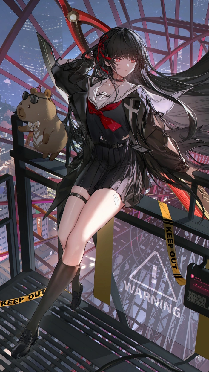 4K 竖屏适配！鸣潮千咲 2160x3840 手机壁纸，超清画质来袭