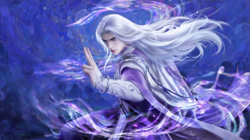 高清 5K｜《仙逆》王林紫白古风长袍动漫壁纸大全