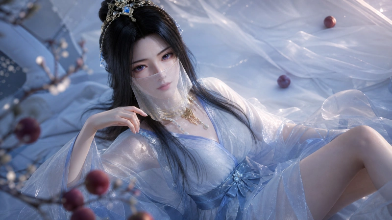 绝美紫灵！凡人修仙传夏日 4K 超清壁纸